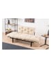 Scandinavia Concept Sofa "Nitta" in Beige - (B)155 x (H)85 x (T)73 cm