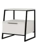Scandinavia Concept Nachttisch "Pal" in Weiß - (B)45 x (H)50 x (T)41 cm