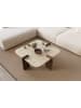 Scandinavia Concept Couchtisch in Beige/ Braun - (B)90 x (H)35 x (T)90 cm