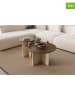 Scandinavia Concept 2er-Set: Couchtische in Braun/ Beige