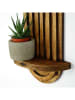 Scandinavia Concept Wandregal in Walnuss - (B)20 x (H)40 x (T)9 cm