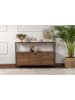 Scandinavia Concept Konsole in Braun/ Schwarz - (B)120 x (H)77 x (T)29,5 cm