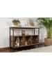 Scandinavia Concept Konsole in Braun/ Schwarz - (B)120 x (H)77 x (T)29,5 cm