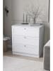 Scandinavia Concept Kommode ''Terra'' in Weiß - (B)75 x (H)77 x (T)42 cm