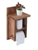 Scandinavia Concept Toiletrolhouder bruin - (B)35 x (H)19 x (D)8 cm