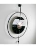 Scandinavia Concept Wanduhr in Schwarz/ Gold - (B)50 x (H)80 cm