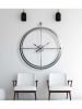 Scandinavia Concept Wandklok zilverkleurig - (B)75 x (H)85 cm