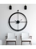 Scandinavia Concept Wanduhr in Schwarz - (B)75 x (H)85 cm
