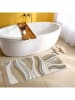 Elizabed 2er-Set: Badvorleger in Beige/ Grau