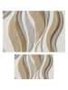Elizabed 2er-Set: Badvorleger in Beige/ Grau