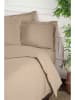 Elizabed Renforcé-Bettwäsche-Set in Beige