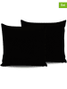Elizabed Poszewki renforcè (2 szt.) w kolorze czarnym na poduszkę