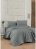 Elizabed Renforcé-Bettwäsche-Set in Hellgrau
