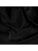 Elizabed Satin-Spannbettlaken in Schwarz