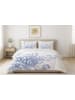 Elizabed Beddengoedset wit/blauw