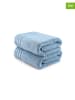 Elizabed 2-delige set: handdoeken blauw