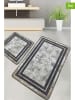 Elizabed Dywaniki łazienkowe (2 szt.) "Sione" w kolorze szarym