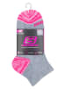 Skechers 6er-Set: Socken in Schwarz/ Weiß/ Grau