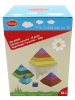 GOWI 15tlg. Stapelpyramide "Regenbogen" - ab 12 Monaten
