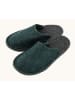 kitz-pichler Wełniane kapcie "Hubi" w kolorze zielonym