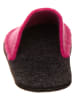 kitz-pichler Kapcie "Happy" w kolorze różowo-czarnym
