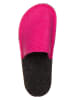 kitz-pichler Hausschuhe "Happy" in Pink/ Schwarz