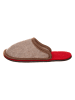 kitz-pichler Hausschuhe "Helli" in Beige/ Rot
