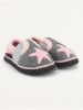 kitz-pichler Kapcie "Bobby - Star" w kolorze szaro-jasnoróżowym