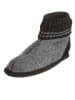 kitz-pichler Wollfilz-Hüttenschuhe "Kauns" in Grau/ Schwarz