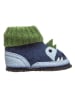 kitz-pichler Hüttenschuhe "Dago" in Blau/ Grün
