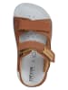 Geox Leder-Sandalen "Lightfloppy" in Hellbraun