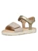 Geox Leder-Sandalen "Haiti" in Beige/ Gold