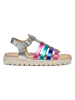 Geox Leder-Sandalen "Soleima" in Bunt
