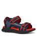 Geox Sandały "Airadyum" w kolorze granatowo-czerwonym