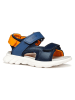Geox Sandalen "Airadyum" in Dunkelblau/ Blau/ Orange