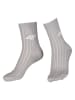4F 2-delige set: sokken grijs/rood