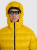 4F Trekking-donzen jas geel