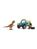 Schleich 36-częściowy zestaw "Off-road vehicle with dinosaur exterior" do zabawy - 5+