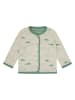 loud + proud Wende-Cardigan in Creme/ Grün