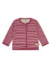 loud + proud Wende-Cardigan in Creme/ Pink in Creme/ Pink