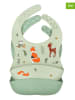 a little lovely company 2er-Set: Lätzchen "Forest Friends" in Grün - (L)27 x (B)22,5 cm