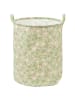 a little lovely company Kosz "Blossoms" w kolorze zielonym - wys. 50 x Ø 40 cm
