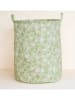 a little lovely company Kosz "Blossoms" w kolorze zielonym - wys. 50 x Ø 40 cm