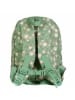 a little lovely company Kinderrucksack "Blossoms" in Grün - (B)25,5 x (H)30 x (T)10 cm