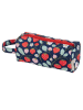 a little lovely company Etui "Strawberries" donkerblauw/rood - (B)20 x (H)8 x (D)7 cm
