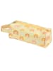 a little lovely company Etui "Rainbows" geel - (B)20 x (H)8 x (D)7 cm