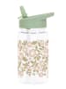 a little lovely company Trinkflasche "Blossoms" in Grün - 450 ml