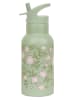 a little lovely company Bidon "Blossoms" w kolorze zielonym - 350 ml