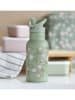 a little lovely company Drinkfles "Blossoms" groen - 350 ml