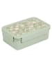 a little lovely company Lunchbox "Blossoms" groen - (B)22 x (H)14,5 x (D)7 cm